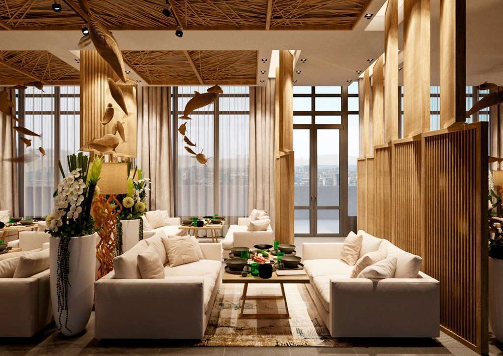 Doubletree By Hilton Almaty Ξενοδοχείο Εστιατόριο φωτογραφία